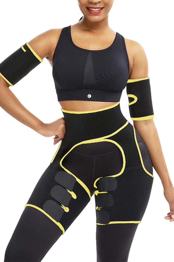 4-In-1 Sauna Sweat Arm Thigh Trimmer Belt Slimmer Wrap Waist Trainer