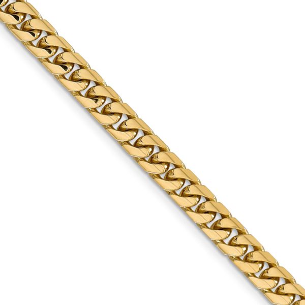 5.5mm, 14k Yellow Gold, Miami Cuban (Curb) Chain Necklace, 22 inch