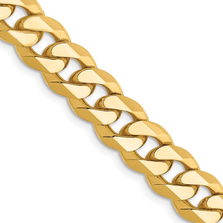 6.25mm, 14k Yellow Gold, Miami Cuban (Curb) Chain Necklace, 24 inch