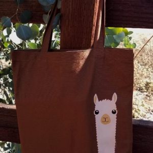 Alpaca Watching Tote Bag