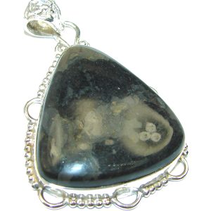 Amazing Beauty Jasper .925 Sterling Silver handmade Pendant