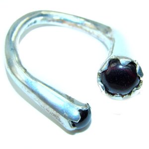 Authentic Garnet .925 Sterling Silver Ring size 7