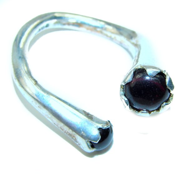 Authentic Garnet .925 Sterling Silver Ring size 7