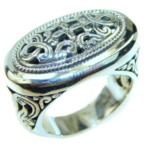 Bali made .925 Sterling Silver handcrafted Ring s. 6 1/4