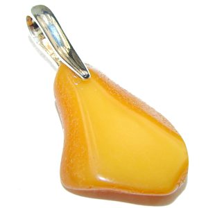 Baltic Amber .925 Sterling Silver handmade Pendant