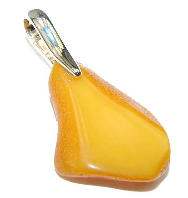 Baltic Amber .925 Sterling Silver handmade Pendant