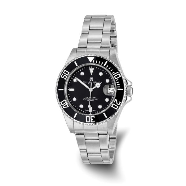 Charles Hubert Ladies Rotating Diver's Bezel Watch