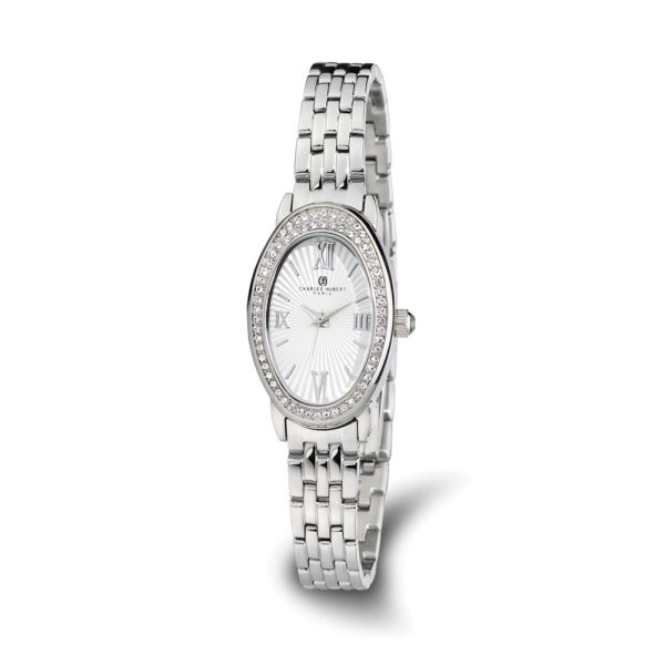 Charles Hubert Ladies Stainless Steel 21x32mm Watch