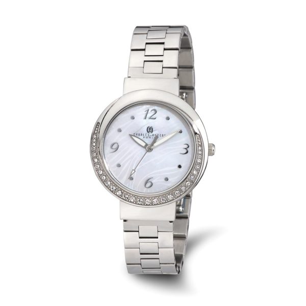 Charles Hubert Ladies Stainless Steel 38mm Watch