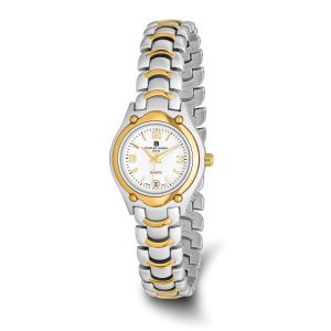 Charles Hubert Ladies Two-Tone Link Style Watch