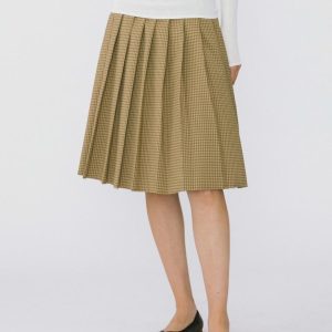 Cubic - Plaid Pleated Skirt