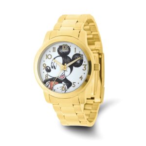 Disney Adult Size Mickey Mouse Gold-tone Watch