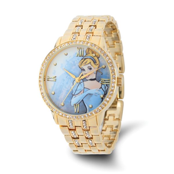 Disney Ladies Cinderella Gold-tone Bracelet Watch