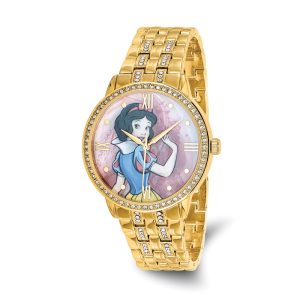 Disney Ladies Snow White Gold-tone Bracelet Watch