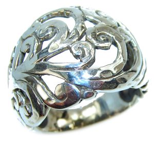 Elephant Bali made .925 Sterling Silver handcrafted Ring s. 6