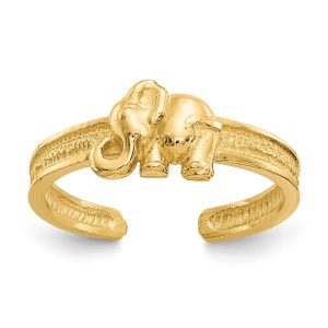 Elephant Toe Ring in 14 Karat Gold