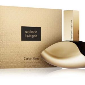 Liquid Gold Euphoria Perfume for Women by Calvin Klein 3.4 oz Eau de parfum Spray