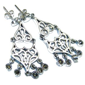 Marcasite .925 Sterling Silver earrings