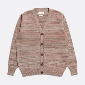 Merchant Archive - Buckley Cardigan - Twisted Yarn Brown / Multi