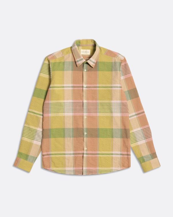 Merchant Archive - Classic Shirt - Seersucker Check Multi