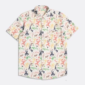 Merchant Archive - Classic Short Sleeve Shirt - Acrobat Print - Multi