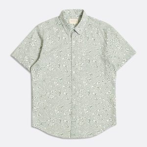 Merchant Archive - Classic Short Sleeve Shirt - Kaleidoscope Print