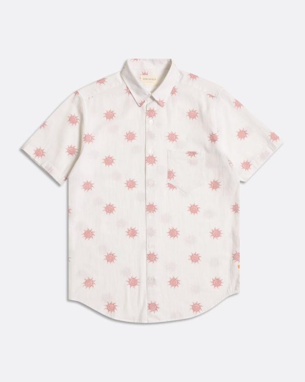 Merchant Archive - Classic Short Sleeve Shirt - Wonders Print Snow White