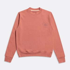 Merchant Archive - Crewneck Sweatshirt - Wonders Print Mahogany Pink