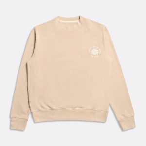 Merchant Archive - Crewneck Sweatshirt - Wonders Print Peyote Sand