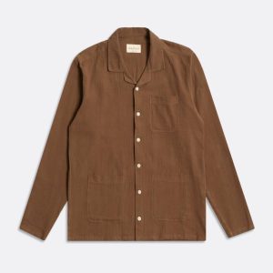 Merchant Archive - Dewey Shirt - Desert Palm Brown