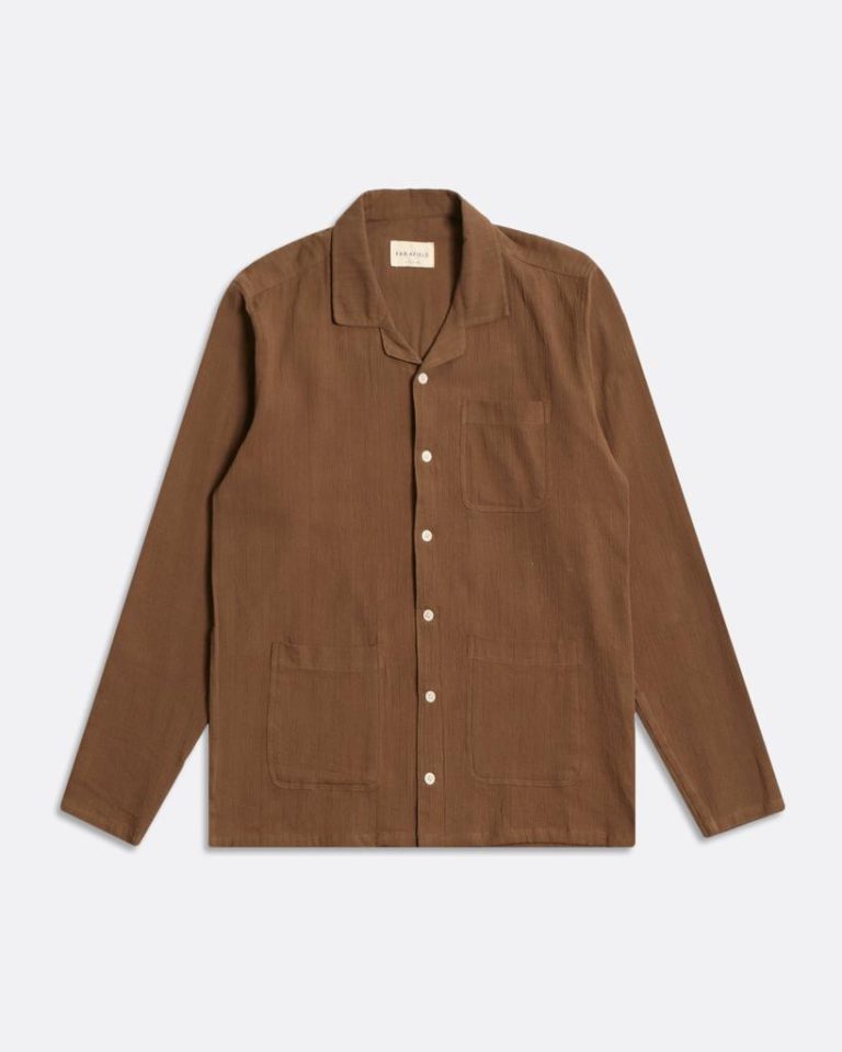 Merchant Archive - Dewey Shirt - Desert Palm Brown