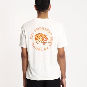 Merchant Archive - Graphic T-Shirt - Greatest Show Print - White