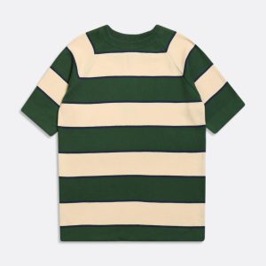 Merchant Archive - Newport Knitted Top (Dark Green/Seed Pearl)