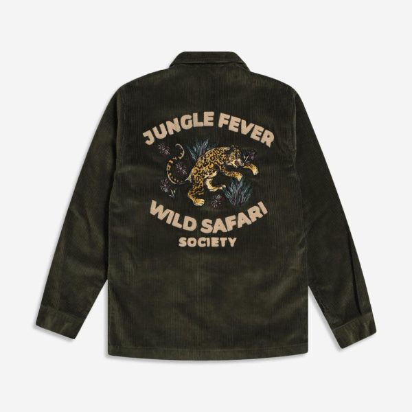 Merchant Archive - Porter Jacket (Jungle Fever Embroidered - Dark Green)