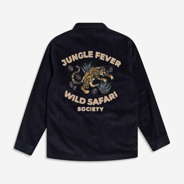 Merchant Archive - Porter Jacket (Jungle Fever Embroidered - Navy)