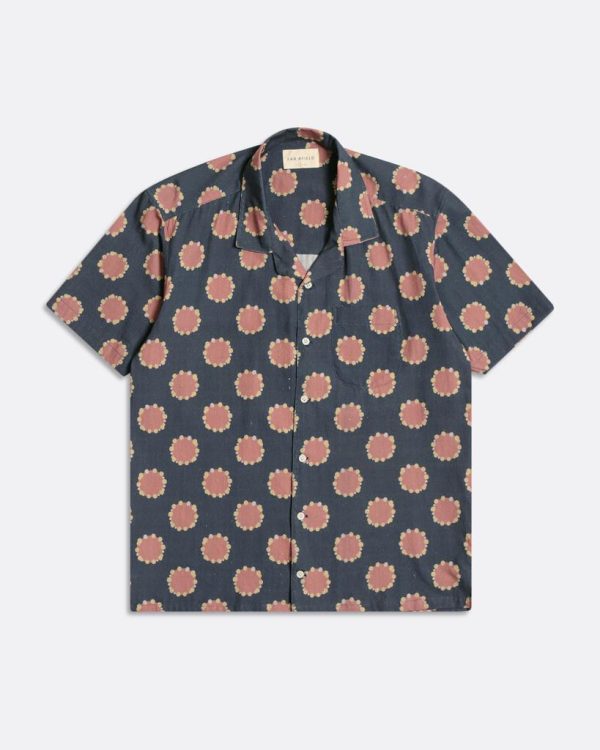 Merchant Archive - Stachio Shirt - Spotlight Print Navy