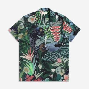 Merchant Archive - Stachio Short Sleeve Shirt (Vibrant Jungle Print)