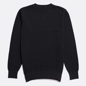 Merchant Archive - Vitor Ribbed Crewneck (Beluga Grey)