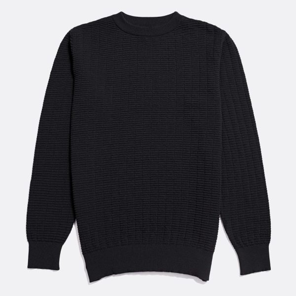 Merchant Archive - Vitor Ribbed Crewneck (Beluga Grey)