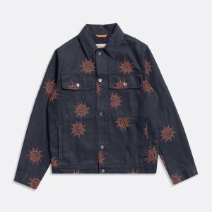 Merchant Archive - Watts Jacket - Wonders Print Blue Night