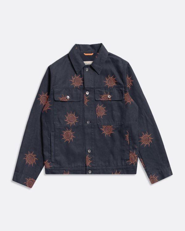 Merchant Archive - Watts Jacket - Wonders Print Blue Night