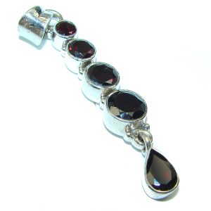 Perfect quality Black Onyx .925 Sterling Silver Handmade Pendant