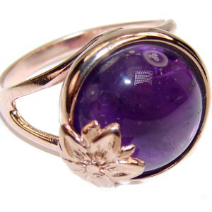 Purple Beauty authentic Amethyst .925 Sterling Silver Ring size 8 3/4