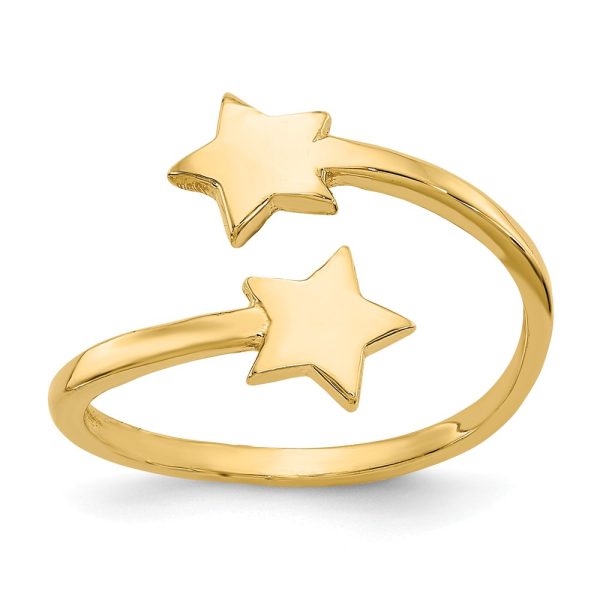 Star Toe Ring in 14 Karat Gold