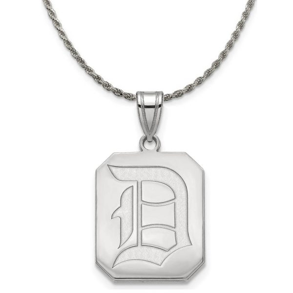 Sterling Silver Duquesne U Large Pendant Necklace