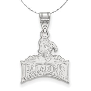 Sterling Silver Furman U Medium Pendant Necklace