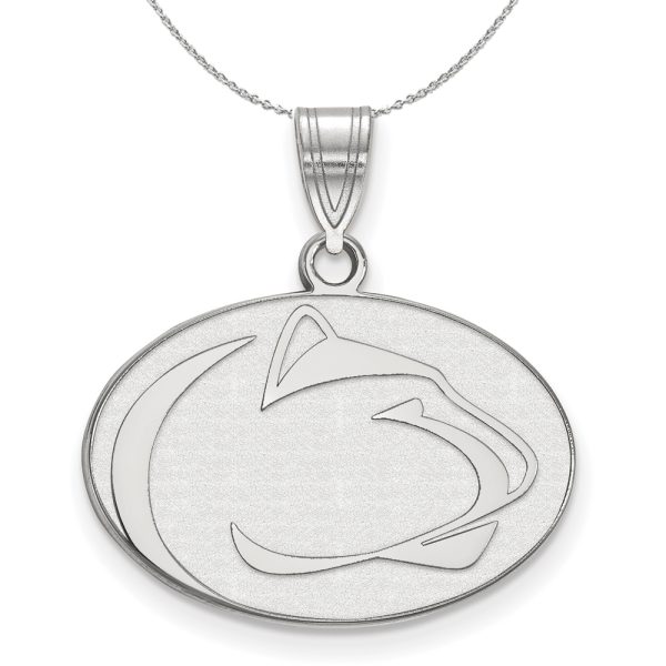 Sterling Silver Penn State Medium Pendant Necklace