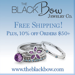 Save 10% on Orders $49 or more from The Black Bow Jewelry Co.